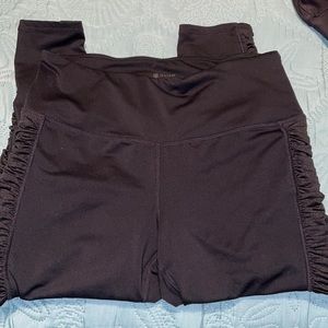 Gaiam side ruched leggings